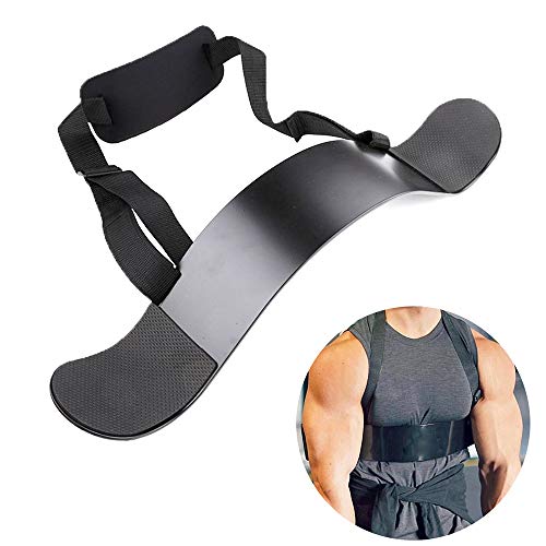 JNN Heavy Duty Arm Blaster, Bicep Isolator and Muscle Builder with Elbow Sponge