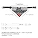 Torre Eiffel Paraguas voladores Negro Blanco Perro Cumpleaños Bandana Perro Halloween Collar...