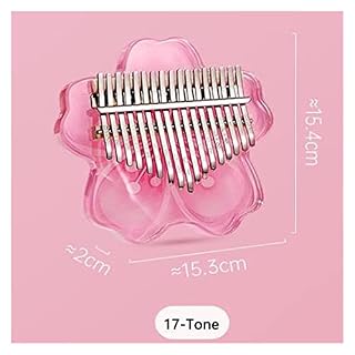 GUISHANLI 1 Ensemble 17/21 Touches Kalimba Fleurs de Cerisier Forme Pouce Piano Haute qualité Acrylique Doigt Piano… - Les Beatles, Paul McCartney, John Lennon, RIngo Starr, George Harrison GUISHANLI 1 Ensemble 17/21 Touches Kalimba Fleurs de Cerisier Forme Pouce Piano Haute qualité Acrylique Doigt Piano… – Image 4