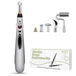 Acupuncture Pen, Electronic Acupuncture Pen, 5 in 1 Electronic Massage Pen, Acupuncture Machine Meridian Pen for Muscle Healing, Pain Relief (Battery not Included)