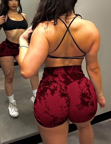 Image of YEOREO Professional Women Workout Shorts 3.6 inch Scrunch Shorts Seamless High Waisted Contour Gym Yoga Biker Shorts