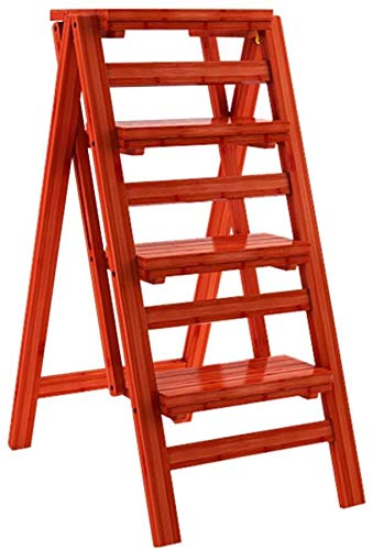 Taburete Alto de Madera ensanchado DASHADAO con diseño plegable