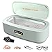 Nettoyeur de bijoux à ultrasons : nettoyeur de bain personnel ultra sonique 45 kHz avec réservoir en acier inoxydable de 300 ml pour bagues, boucles d'oreilles, pièces de métal, prothèse dentaire