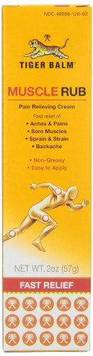 Tiger Muscle Rub Topical Analgesic Cream 2 Ounces (57 g) (Pack of 4)