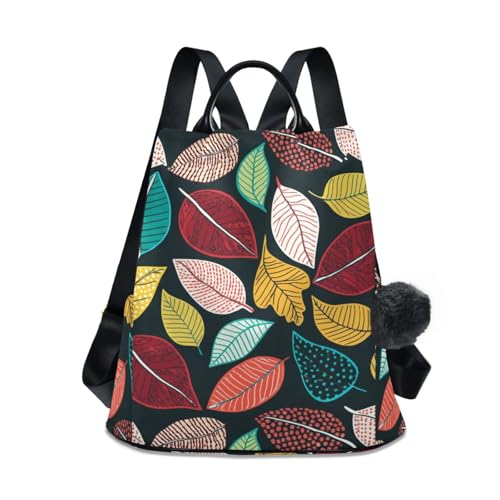 Sac à dos femme plusieurs poches en polyester durable contre le désordre et les vols en ville