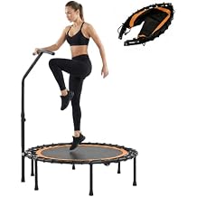 Trampoline, Portable Fitnes Foldable Trampoline in-Home Mini Rebounder, Exercise Trampoline for Kid/Adults, 40" Max Load 330lbs