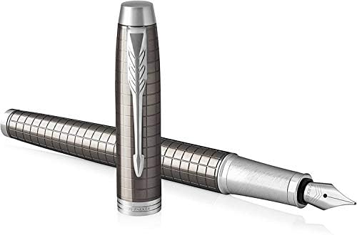 Parker W pióro | Light Blue Grey | pióro wieczne o średniej końcówce | pudełko na prezent