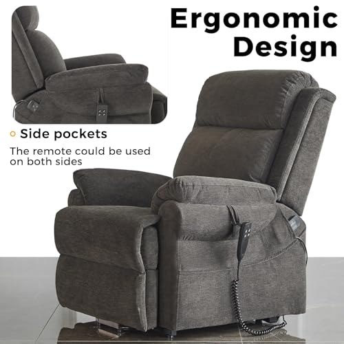 Sillón Chenille Relax Eléctrico para Sala miniatura 5