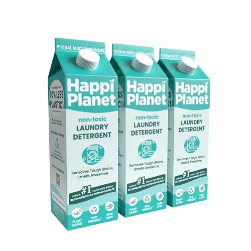 17% OFF on Happi Planet | Natural Laundry Liquid Detergent | 3000ml | Plant Based, Biodegradable, Non Toxic, Eco-Friendly, Organic, Herbal | Tough On Stains & Odour, Smells Awesome, Protects Colour, Baby Safe 17% OFF on Happi Planet | Natural Laundry Liquid Detergent | 3000ml | Plant Based, Biodegradable, Non Toxic, Eco-Friendly, Organic, Herbal | Tough On Stains & Odour, Smells Awesome, Protects Colour, Baby Safe