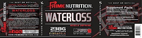Water Loss | Prime Nutrition | Muscle Defining | 90 Servings | 238 Grams | Pineapple - Image 3