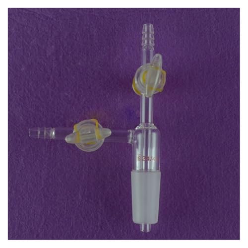 Adaptateur de transfert sous vide en verre borosilicaté de haute précision 24/40