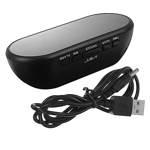 MAGICLULU 1Pieza Escritorio LED con Doble Alimentación USB y Batería Digital De Mesa para Hogar y Oficina Moderno y Funcional