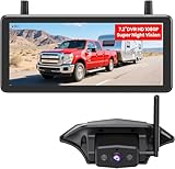 AUTO-VOX RV Backup Camera Wireless Plug and Play: Compatible with Pre-Wired RV,...