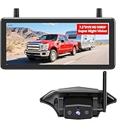 AUTO-VOX RV Backup Camera Wireless Plug and Play: Compatible with Pre-Wired RV, IR Night Vision, ...