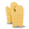 KitchenAid Asteroid Oven Mitt Set, 7″x12.5″, Buttercup Yellow, 2 Piece