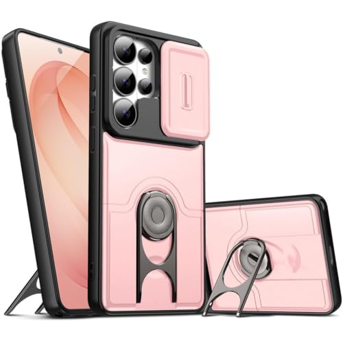 Étui Samsung Galaxy S26 magnétique rose finition premium avec fentes cartes