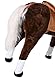 Knorrtoys 40750 - Stehpferd XXL Winnie Standpferd Reitpferd, mit Sattel und Zaumzeug, braun, Dunkelbraun