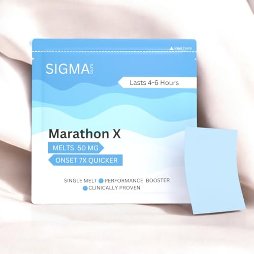 Image of Marathon X Ultra Vitality Melts /Strips Helps Increase Performance & Strength | For Men | Lasts upto 6 Hours Pack of 12