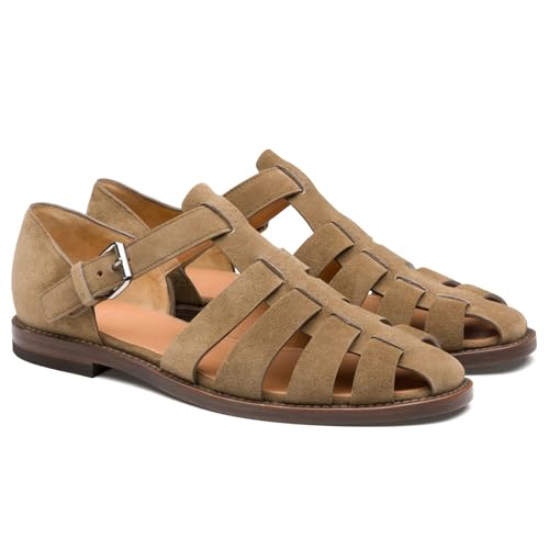 1 Pair Men's Beach Shoes, Adjustable Casual And Breathable Roman Men's Sandals, Outdoor Fashion Costumes, Multiple Styles