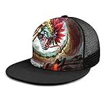 Diseño: diseño de impresión en 3D, gran sombrero muestra tu propio estilo, te hace elegante y atractivo, borde curvado clásico, estructura de 6 paneles, cierre de hebilla ajustable, utiliza el práctico cierre para adaptarse a la gorra de béisbol a tu cabeza y garantizar la máxima comodidad y un ajuste seguro en todo momento.