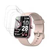 【4枚セット】 SAIKATI IDW25 スマートウォッチ 1.83 インチ保護フィルム スマートウォッチ フィルム【HUKWIMO】 保護フィルム 3D全面保護 指紋防止 HD高透過率 傷に強い 気泡ゼロ 極薄 撥水撥油 反射低減 スクリーンプロテクター 対応
