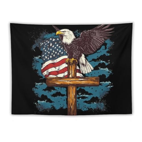 ¿Paredes vacías? Este tapiz de la bandera de EE. UU. vintage renueva tu sala de estar