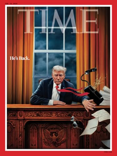 TIME Magazine - 2025 US Inauguration: President Donald Trump, 10th February 2025, Europe Edition