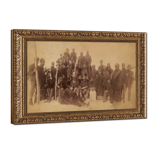 Toile Buffalo Soldiers du 25e Régiment d'infanterie pour bureau chic