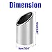 2Pcs Car Stainless Steel Tailpipe Trims Exhaust Muffler Tail Pipe Tip for Mazda CX-5 CX-4, Car Exterior Decoration Chrome - Make sure the outer diameter of your original exhaust pipe is 8cm/3.15inch
