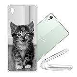 vingarshern Schutzhülle Kompatibel mit Sony Xperia Z3 Silikonhülle Bumper Case,Dünne Flex Weich Fallschutz Stoßfest Hülle Silikon Handyhülle Schutz Cover(Muster/C-10)