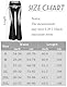 FEOYA Gothic Hose Damen Y2K Punk Hose Hohe Taille Flare Leggings Hose Grunge Schwarz Gothic Bell Bottoms Party Club Festival Kleidung C1 M