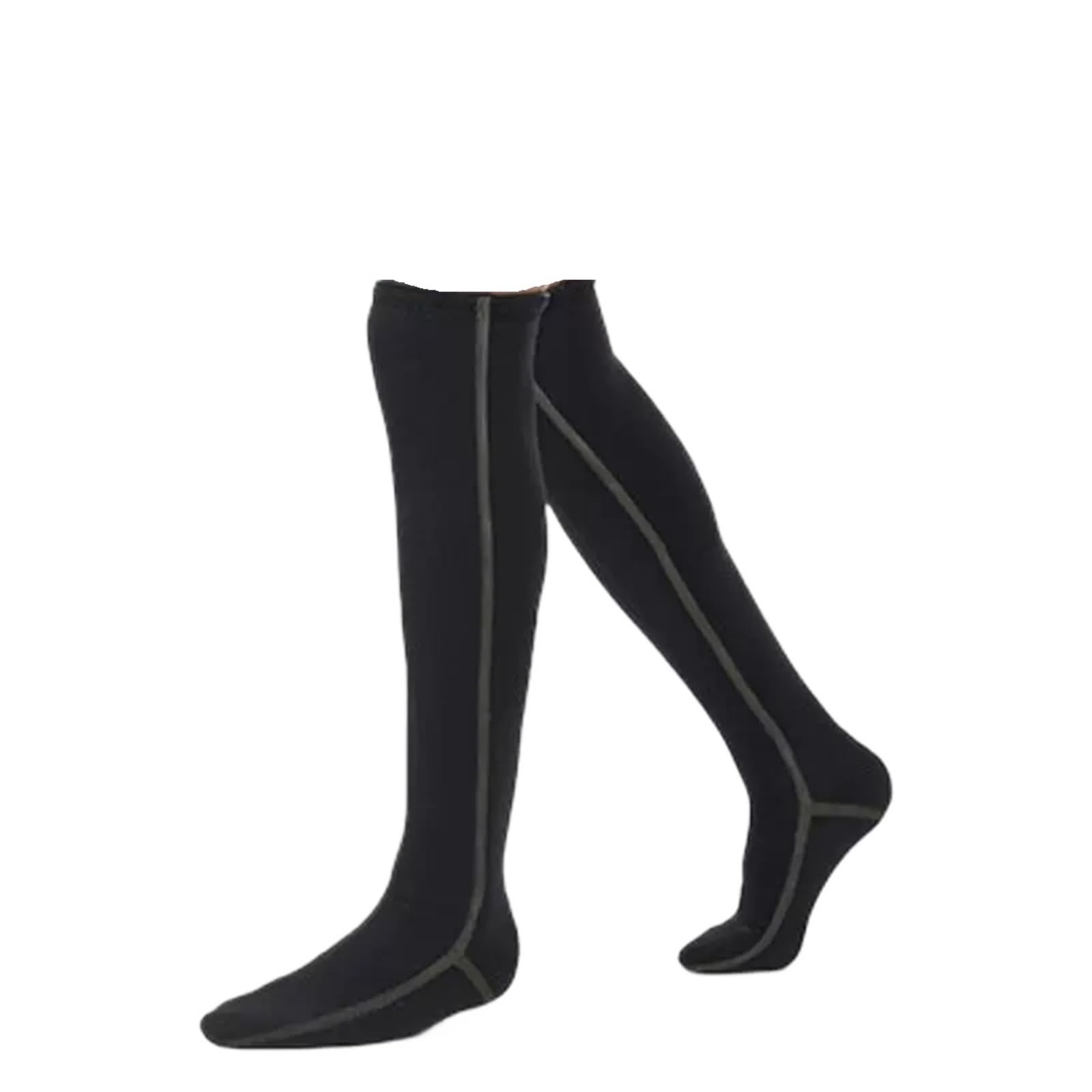 Neoprensocken Neopren-Tauchsocken, lang, wasserdicht, 3,0 mm, for Damen und Herren, rutschfest, abriebfest, ideal for Surfen, Schnorcheln, Schwimmen am Strand(XL 42-43)