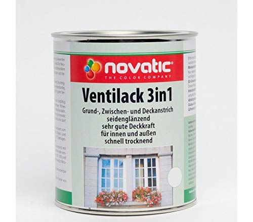 novatic Ventilack 3 in 1, weiß 0,75 Liter Cover