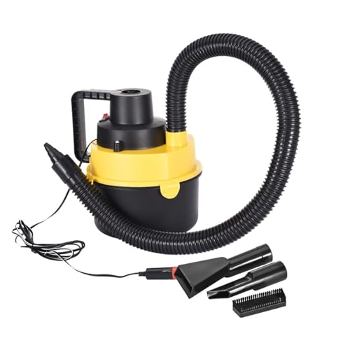 Aufmer Portable Wet-Dry Vacuum, 12 V Car Vacuum Cleaner, 3