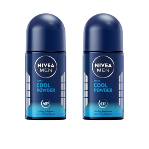 Nivea Men Cool Powder Roll-On Desodorante 50ml 2-Pack miniatura 1