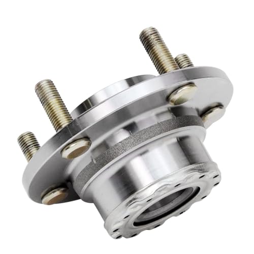 Image of Detroit Axle - Pair Rear Wheel Bearing and Hub Assembly for Hyundai Tiburon 2003 2004 2005, 5 Lugs Without ABS 512199
