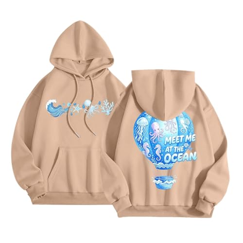 Sweat à capuche pour femme style Y2k streetwear et hip hop ample