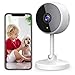 Produktbild DJHH Überwachungskamera Innen, 1080P WLAN Kamera Arbeitet mit 2,4 GHz IP Hundekamera Babyphone mit Kamera mit Nachtsicht, Zwei-Wege-Audio, Bewegungserkennung für Baby Dog Haustier Elder