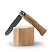 Opinel My First Opinel No.7, Stainless Steel Children’s Folding Knife with Safety Rounded Tip, Virobloc Locking Collar, Made in France (Blue)