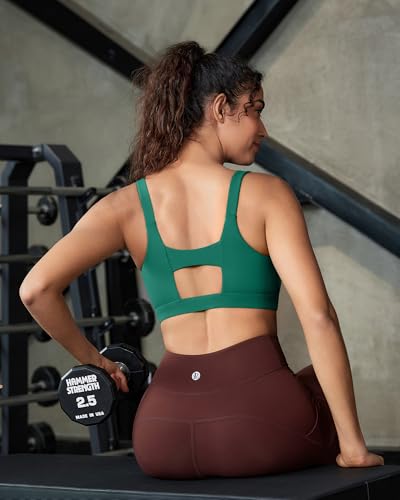 Image of RUNNING GIRL Sports Bra for Women High Support, Molded Cup Supportive High Impact Sports Bras with Sewn in Pads