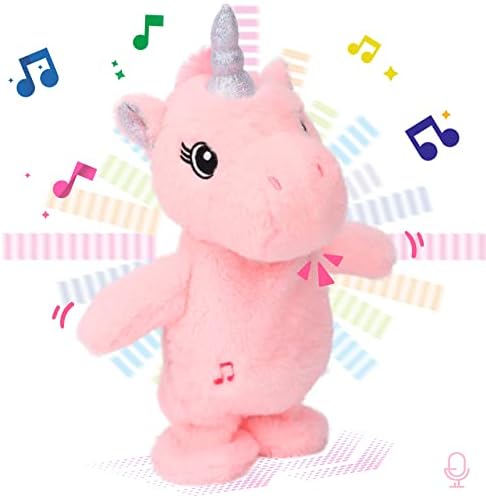 Easfan Talking Unicorn Repeats What You Say Walking Singing Stuff...