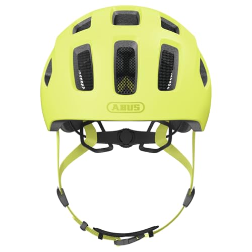ABUS Fahrradhelm Youn-I 2.0, Mono gelb, Größe S – Ansicht 2