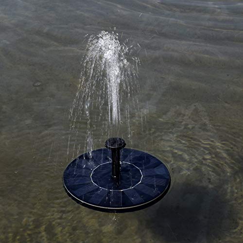 HCHD 2020 New Solar Power Water Floating Fountain Birdbath Fontaine Pump Pool Waterfalls Garden Outdoor Decoration Fuentes De Agua Decoracion