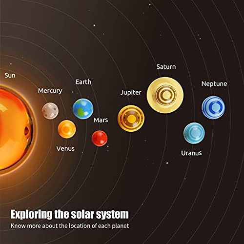 Science Can Solar System for Kids, Solar System Model Kit Planetarium Projector for Kids, Talking Planets Space Toys for 4 5 6 Year Old Boys and Girls Gift