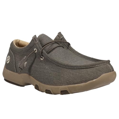 ROPER Mens Chillin Low Slip On Casual Shoes - Brown2