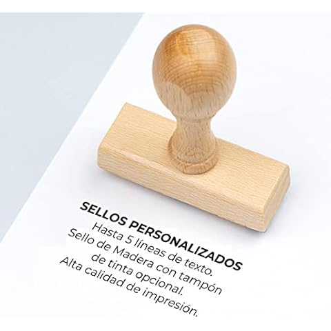 Stamp by Me | Sello de caucho de madera personalizado Cover