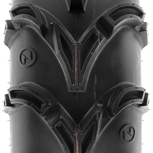 Pair Of 2 Sunf A050 At 27X9-14 Atv Utv Deep Mud Terrain Tires, 6 Pr, Tubeless #TOP2