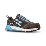 U-Power Don't Worry... BE Happy! Vhagar Professionelle Sicherheitsschuhe Unisex - Erwachsene, schwarz himmelblau, 42 EU