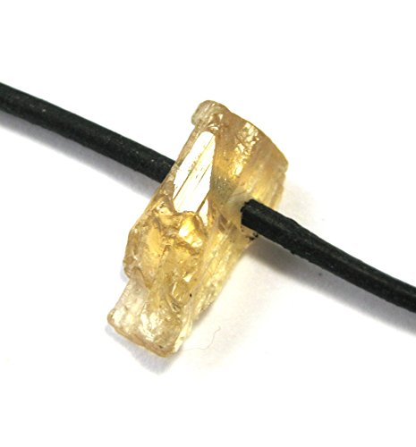 Amaryllis Anhänger Topas Goldtopas Mini 0,8-1 cm Kristallstück gebohrt