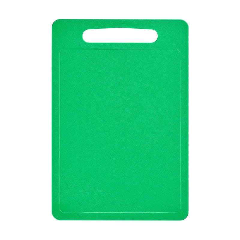 Poly Chopping Board – Non-Slip, Food-Safe, Knife-Friendly Cutting Board for Kitchen Use (3, Green, 35X25CM)